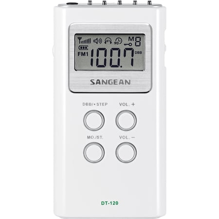 Sangean All in One Compact Digital Tuning Pocket Size Portable AM/FM Radio