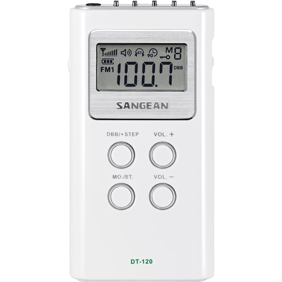 Sangean All in One Compact Digital Tuning Pocket Size Portable AM/FM Radio