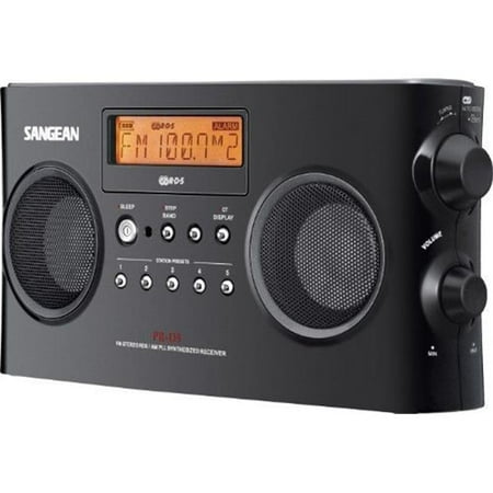 Sangean Am & Fm-Rds Digital Portable Radio, Black