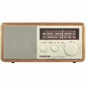 Sangean  Analog AM/FM Wooden Cabinet Table-Top Radio
