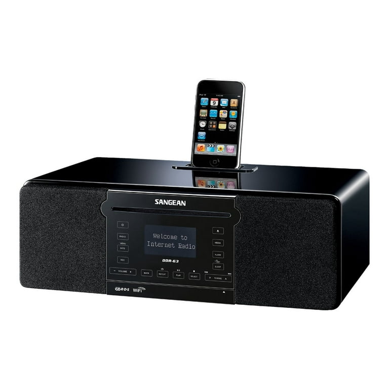 Sangean DDR-63 All-in-One Stereo Digital Music System with