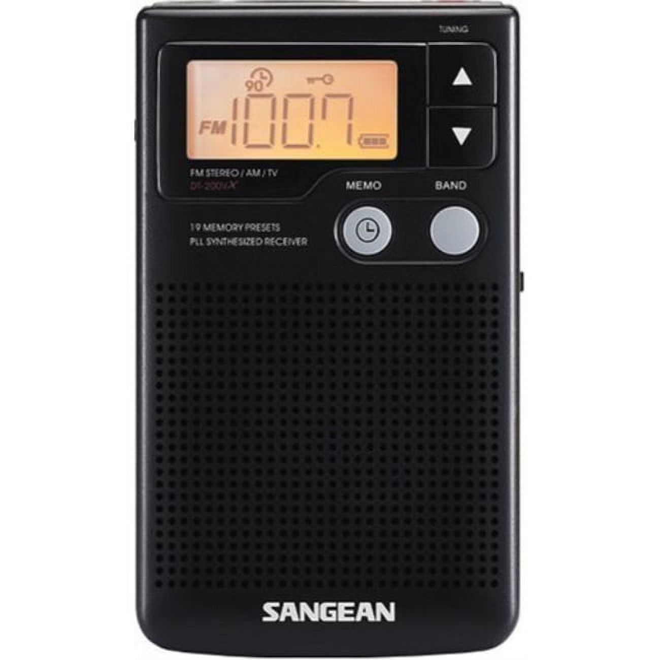 Sangean DT-200X FM-Stereo/AM Digital Tuning Pocket Radio - image 1 of 4