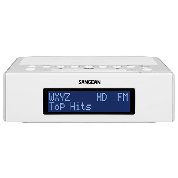 Sangean HDR-15 HD Radio AM/FM Clock Radio with Emergency Alerts, HDR-15 CR
