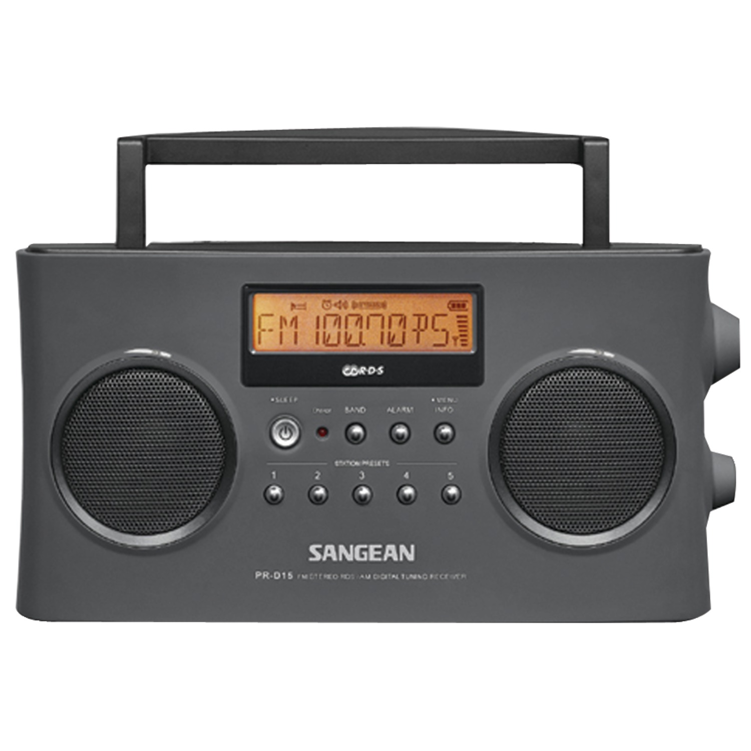 Sangean PR-D15 Digital Portable Stereo RDS Receiver - image 1 of 2