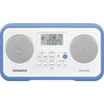 thumbnail image 1 of Sangean PR-D19BU FM Stereo/AM Digital Tuning Portable Radio with Protective Bumper (White/Blue), 1 of 8