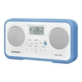 thumbnail image 1 of Sangean PR-D19BU FM Stereo/AM Digital Tuning Portable Radio with Protective Bumper (White/Blue), 1 of 3