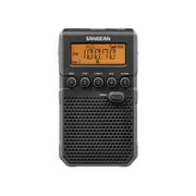 Sangean Portable AM/FM Radio, Black, DT-800