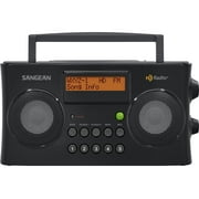 Sangean Portable AM/FM Radio, Black, HDR-16