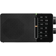 Sangean Portable AM/FM Radios, Black, SR-36