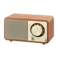 thumbnail image 1 of Sangean Portable All in One Wood Cabinet Bluetooth FM Radio Speaker, 1 of 4