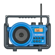 Sangean Portable Bluetooth Water Resistant Ultra Rugged AM/FM Radio Receiver with Large Easy to Read Backlit LCD Display