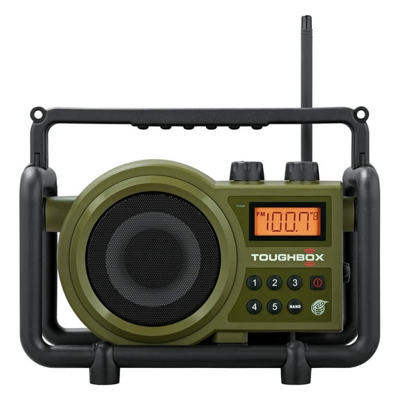 Sangean Portable Digital Ultra Rugged AM/FM Radio Receiver with Large Easy to Read Backlit LCD Display