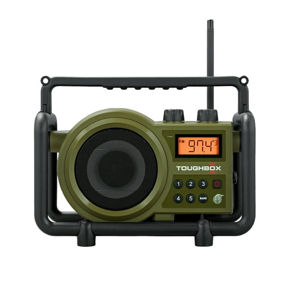 Sangean® Tb-100 Toughbox Fm/am/aux Ultra-rugged digitl Reable Radio