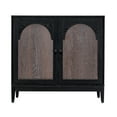 thumbnail image 1 of Sango Arch 2 Door Cabinet - Black, Stylish and Functional Storage, 1 of 7