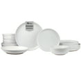 thumbnail image 1 of Sango Kaya 16-Piece Stoneware Dinnerware Set With Round, White, 1 of 9
