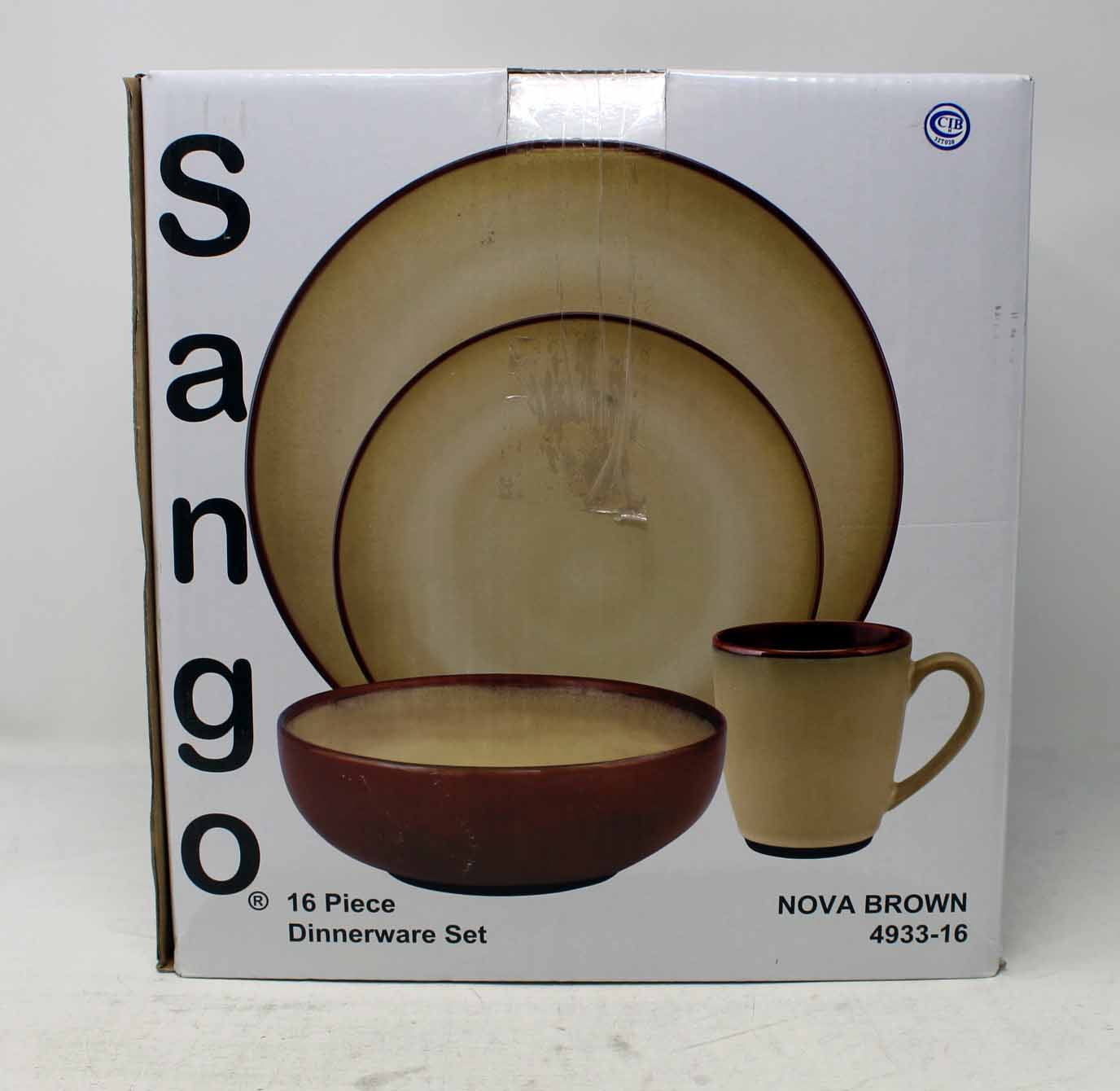Sango Nova Brown 5 Piece Completer Set Serveware Dini vrogue.co
