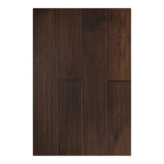 Sango Premier Hickory Special Walnut 1/2" x 5" x Random Length Handscraped Engineered Hardwood Flooring( 26.24 sqft/box)