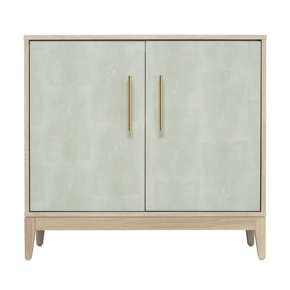 Sango Shagreen 2 Door Cabinet - Natural, Stylish and Functional Storage