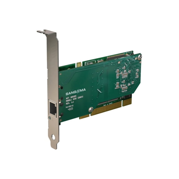 Sangoma Us Inc A101-DEKIT Sangoma A101de 1 Port T1/e1/j1 Pci Express 1024 Tap [128ms] Hardware Based Echo Canceller Across 30 Channels Aft Card Supporting Single T1/e1 Or Fractional T1/e1 Data...