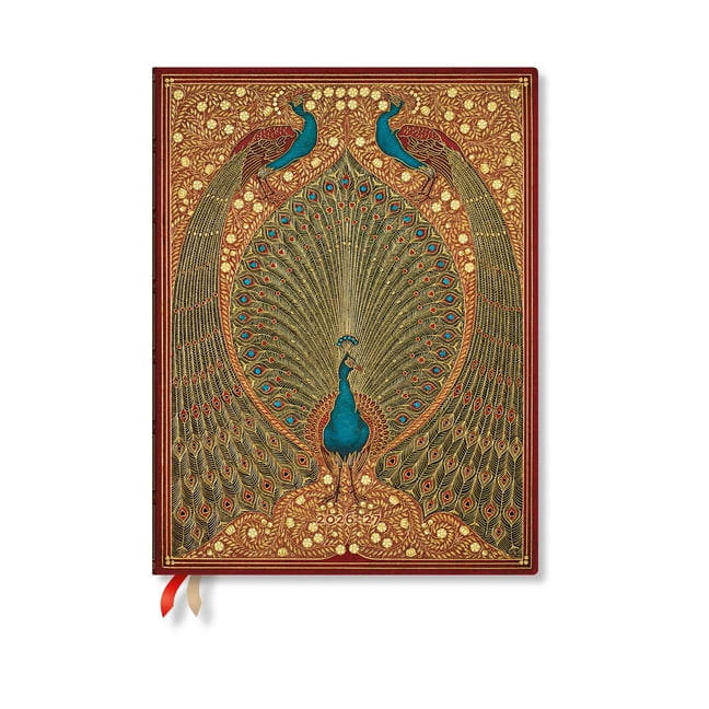 Sangorski &amp; Sutcliffe 2027 Hafiz's Peacocks Ultra Vertical Hardcover 18-Month Weekly Planner, 208pg, 80gsm by Paperblanks (Sangorski &amp, (Paperback)