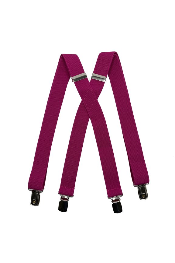 Sangria Boys Suspenders 1 inch X Back Spencer J's