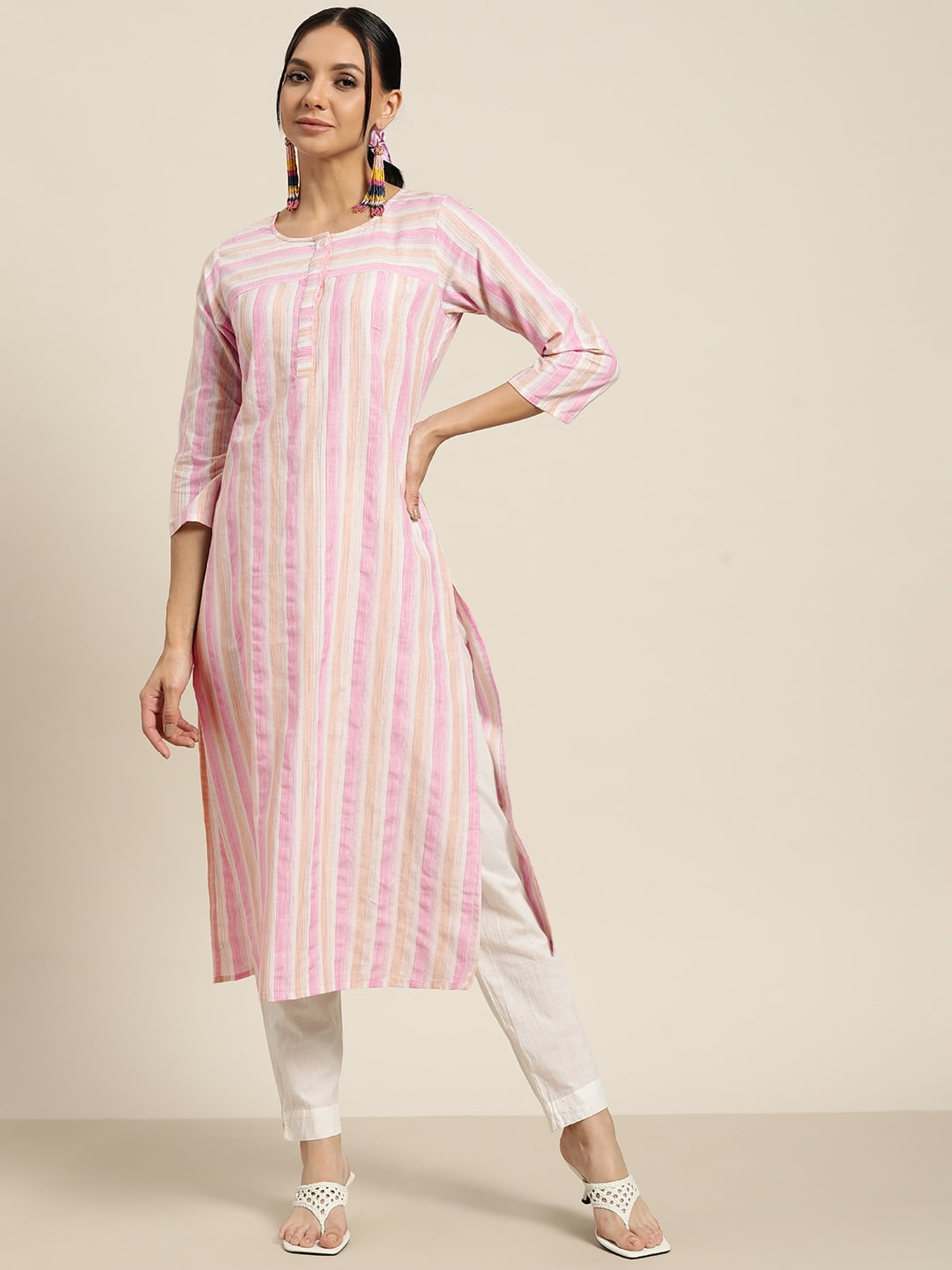 Cotton Jacket Style A-Line Kurti (Green) | Fashion clothes women, A line  kurti, A line kurta