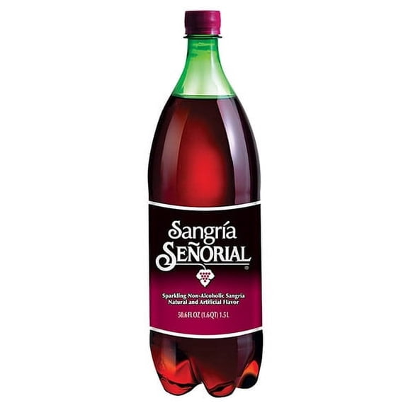 Sangria Senorial Soda, 1.5 Liter Bottle (Pack of 6)