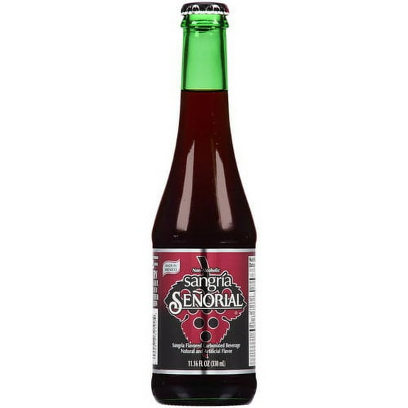 Sangria Senorial Soda, 11.16 fl oz (330ml) Glass Bottle, 1 Count