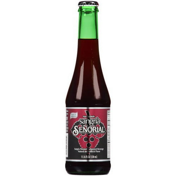 Sangria Senorial Soda, 11.16 fl oz (330ml) Glass Bottle, 1 Count