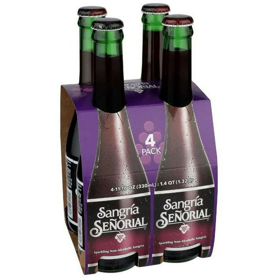 Sangria Senorial Soda , 11.6 fl oz (330 ml) Glass Bottle, 4 Pack