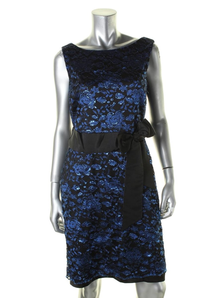 Sangria Womens Metallic Lace Cocktail Dress - Walmart.com Sangria Womens Metallic Lace Cocktail Dress - Walmart.com