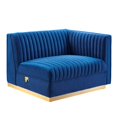 thumbnail image 1 of Sanguine Channel Tufted Performance Velvet Modular Sectional Sofa Right-Arm Chair-EEI-6032-DUS, 1 of 4