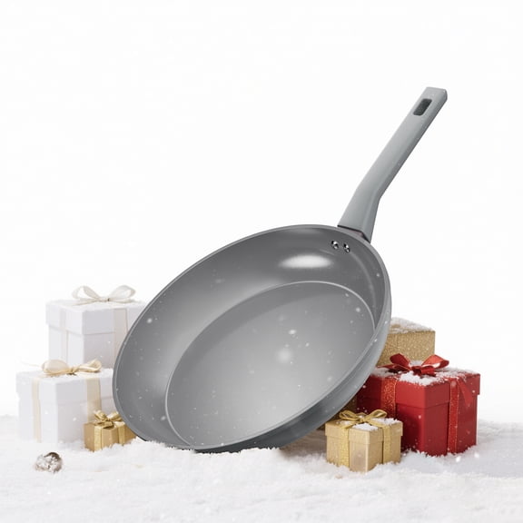 Sanho Nonstick Ceramic Skillet 12 inch Fry Pan with Cool Bakelite Handle