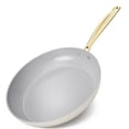 thumbnail image 1 of Sanho Ceramic Nonstick Fry Pan Skillet 12 inch, Diamond-Titanium Coating, Oven & Induction Safe 500°F, Non-Toxic, Dishwasher Safe, 1 of 10