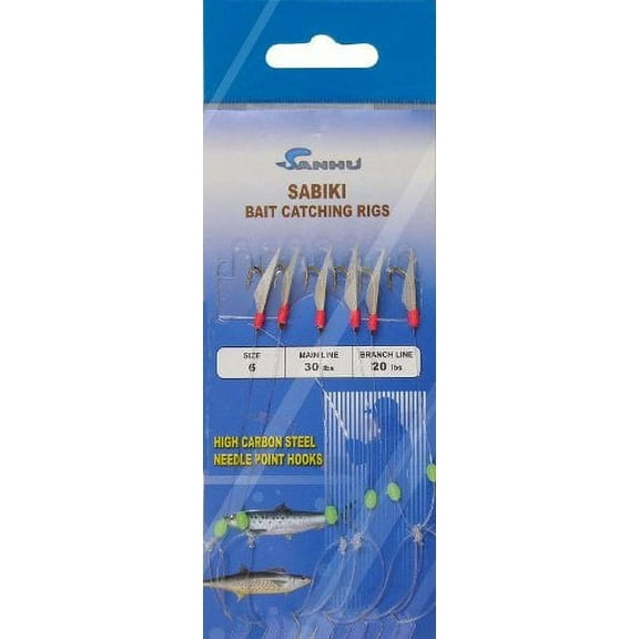 Sanhu Bait Rigs - Size #6 - Model 469 -10 Packs