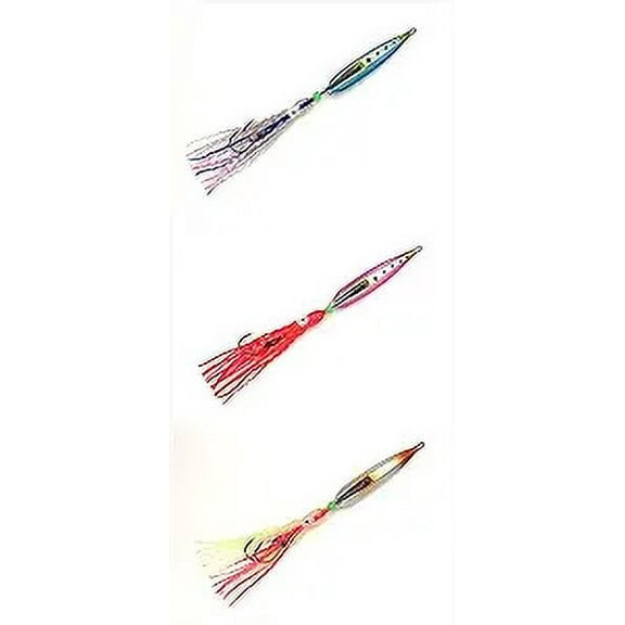 Sanhu Knife Bottom Ship Metal Jig 135g 4.76oz Blue/Pink/Silver 3 Colors 3 Packs