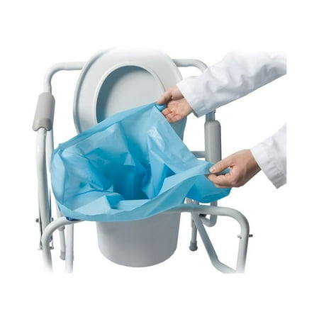 Sani-Bag Commode Liners with Gelling Agent for Waste Treatment, Holds 32-Ounces, 50 Ct