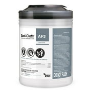 Sani-Cloth AF3 Germicidal Wipes, Surface Disinfectant, 6 in x 6.75 in, 160 Wipes, 12 Packs, 1920 Total