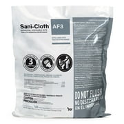 Sani-Cloth AF3 Germicidal Wipes, Surface Disinfectant Cleaner Refill, 7.5 in x 15 in, 160 Wipes, 160 Packs, 160 Total