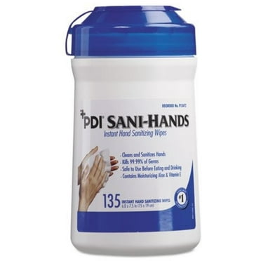 Sani-Hands ALC Instant Hand Sanitizing Wipes, 135 ea