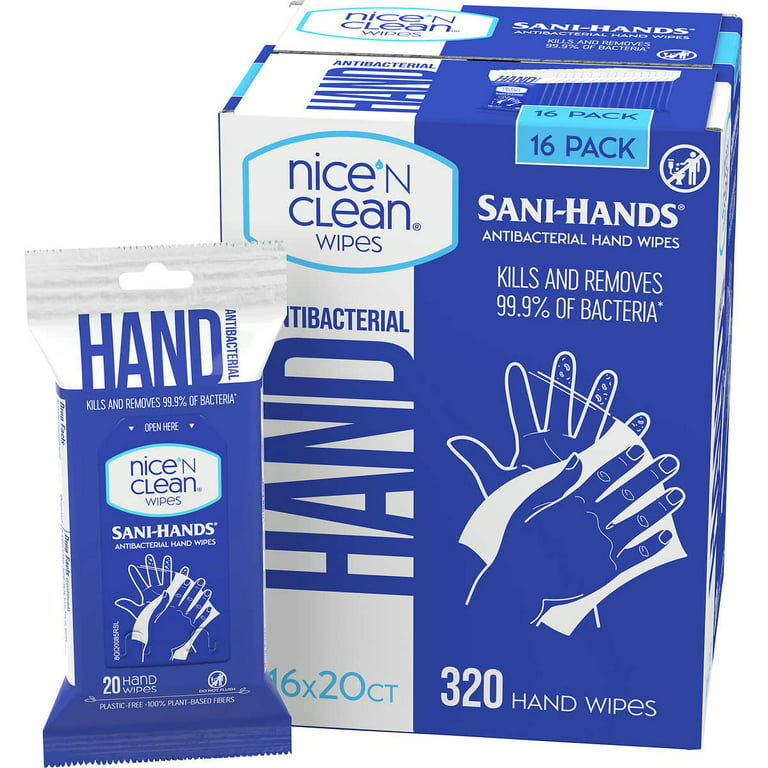 Save on Nice 'N Clean Sani Hand Antibacterial Hand Wipes Order