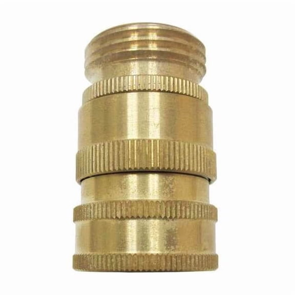 Swivel Hose Adapt,3/4In FGHT,Brass N19
