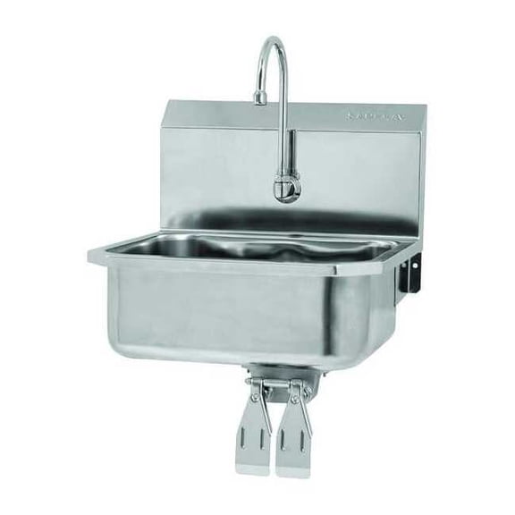 Sani-Lav Hand Sink,19"x18"x16.5",Silver 505L