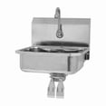 thumbnail image 1 of Wall Mount, 1 Hole, Dual Knee Pedal, Silver, Hand Sink 605D, 1 of 1