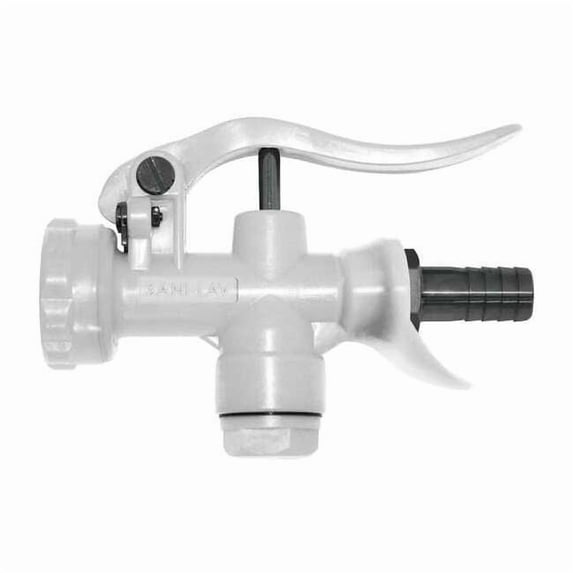 Sani-Lav Pistol Grip Spray Nozzle, 3/4" Female, 100 psi, 12 gpm, White N3W