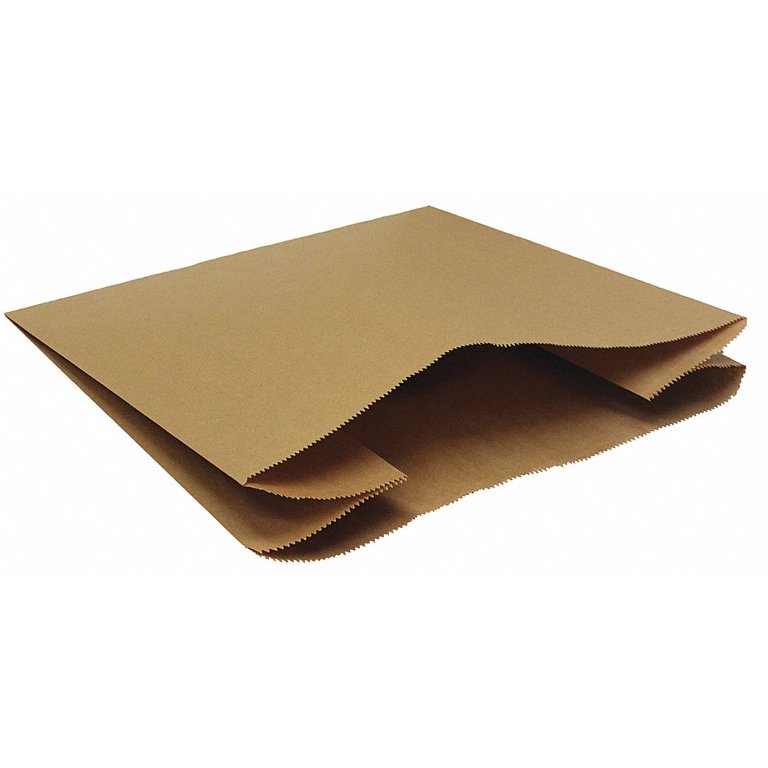 Sani-Liner Trash Bag, 7 gal., Paper, Flat Pack, Brown, PK 250 - SLWS1717