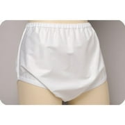 Sani-Pant Moisture Proof Pull-on Cover Ups Medium, White, Unisex, 30'' to 36'' Waist, Reusable