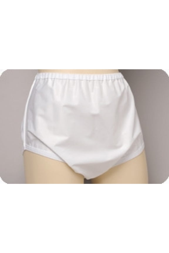 Sani-Pant Moisture Proof Pull-on Cover Ups Medium, White, Unisex, 30'' to 36'' Waist, Reusable