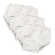 Sani Pant Pull On White, 3 pack