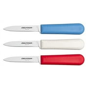 Sani-Safe 3-Pack S104 Paring Knives, High-Carbon Steel, Polypropylene, 3 1/4